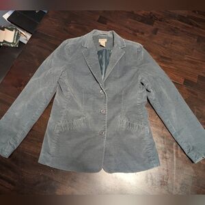 L.L. Bean Women's Lined, Velvet Blazer, Blue, Women's 6